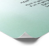 Moderne Elegante Schoonheidssalon prijzenlijst Poster (Hoek)