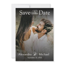 Moderne Elegante Script Foto Overlay Bruiloft