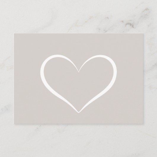 Moderne Elegante Silhouette trouwjurk QR-code Informatiekaartje (Achterkant)