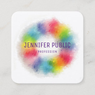 Moderne, elegante Sjabloon Professional, luxueus Vierkante Visitekaartje