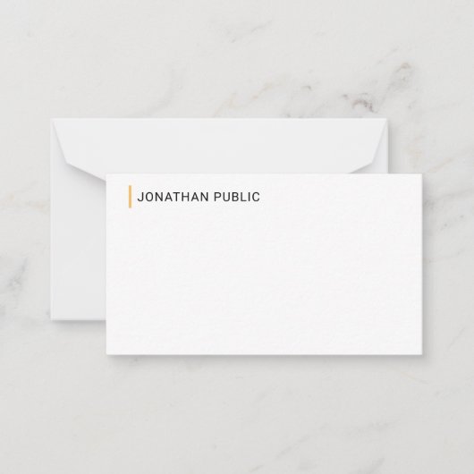 Moderne, elegante Sjabloon voor eenvoudig ontwerp  (Voorkant)