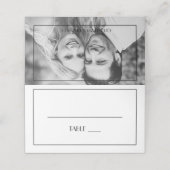 Moderne, elegante, stijlvolle Roaring 20s bruiloft (Buitenkant ongevouwen)