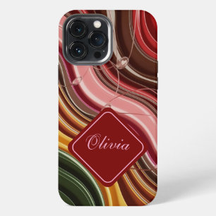 Moderne elegante strakke heldere gradiënt Case-Mat iPhone 13 Pro Max Hoesje