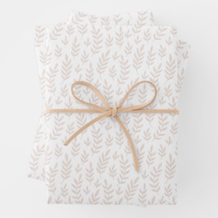 Moderne elegante takken inpakpapier vel
