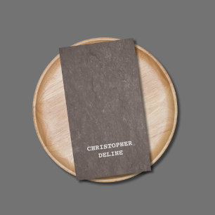 Moderne Elegante Textuur Bruin Consultant Visitekaartje