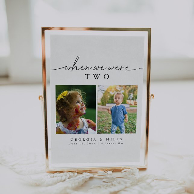 Moderne elegante toen we waren leeftijd foto tafel (Creator heeft geüpload)