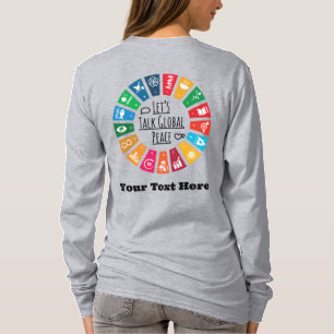 Moderne elegante trendy aangepaste Motivatie gesch T-shirt