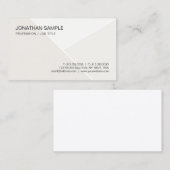 Moderne Elegante Trendy Eenvoudige Professionele S Visitekaartje (Voorkant / Achterkant)