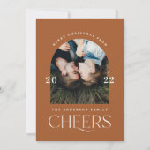 Moderne elegante trendy typografie terra-cotta (Voorkant)