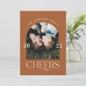 Moderne, elegante trendy-typografie voor kerst (Staand voorkant)