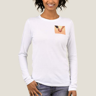Moderne Elegante Valentijnsdag Romantische Liefdes Tri-Blend Shirt