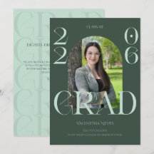 Moderne elegante vetgedrukte donkergroene graduele