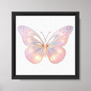 Moderne Elegante Vlinder Canvas Afdruk