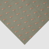 Moderne Elegante Vos Tissuepapier (Detail)