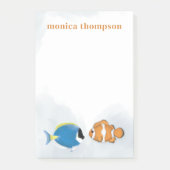 Moderne elegante Waterverf eenvoudige tropische vi Post-it® Notes (Voorkant)