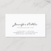 Moderne Elegante Witte Minimalistische