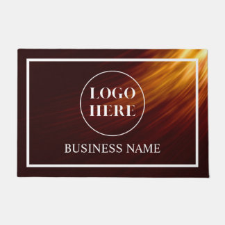 Moderne Elegante Zakelijke Logo Deurmat