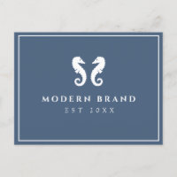 Moderne Elegante Zeevaart Zeepaard Kust Merk
