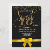 Moderne elegante zoete uitnodiging 16 (Voorkant)