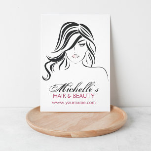 Moderne Elegante Zwarte en Witte Meisjesachtige Ka Flyer