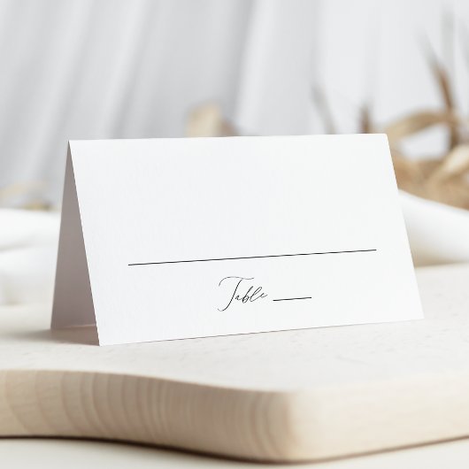 Moderne Elegante Zwarte Script Trouw