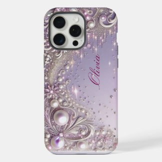 Moderne élégantes jolies perles violettes Saint-Va