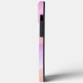 Moderne Eligante Retro Lijn Monogram Case-Mate iPhone Case (Achterkant / Links)