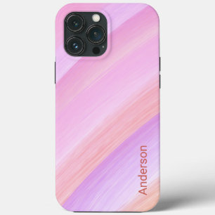 Moderne Eligante Retro Lijn Monogram iPhone 13 Pro Max Hoesje