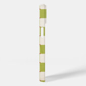 Moderne Eligante Retro Lijn Monogram Case-Mate iPhone Case (Achterkant / Rechts)