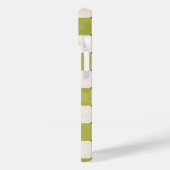 Moderne Eligante Retro Lijn Monogram Case-Mate iPhone Case (Achterkant / Links)