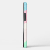 Moderne Eligante Retro Lijn Monogram Case-Mate iPhone Case (Achterkant / Rechts)