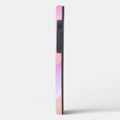 Moderne Eligante Retro Lijn Monogram Case-Mate iPhone Case (Achterkant / Links)