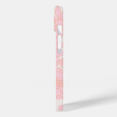 Moderne Eligante Retro Lijn Monogram Case-Mate iPhone Case (Achterkant / Links)