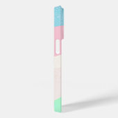 Moderne Eligante Retro Lijn Monogram Case-Mate iPhone Case (Achterkant / Rechts)