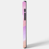 Moderne Eligante Retro Lijn Monogram Case-Mate iPhone Case (Achterkant / Links)