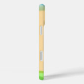 Moderne Eligante Retro Lijn Monogram Case-Mate iPhone Case (Achterkant / Rechts)