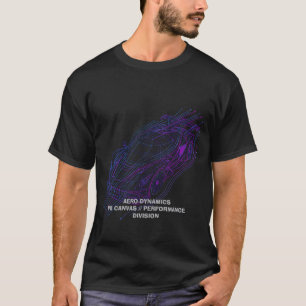 Moderne Elite Prestatie - Hypercar Aero-Dynamica T-shirt
