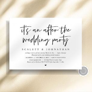 Moderne Elopement, Na het huwelijksfeest Kaart