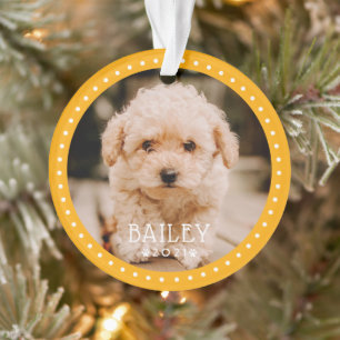 Moderne en afspeelbare Stippen Pet Dog Puppy Paw F Ornament
