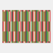 Moderne en artistieke kerst inpakpapier vel (Voorkant)