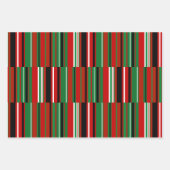 Moderne en artistieke kerst inpakpapier vel (Voorkant 3)