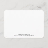 Moderne en bijtende bergen bewaren de datumkaart informatiekaartje (Achterkant)