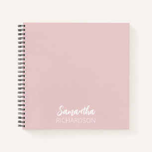 Moderne en Eenvoudige Gepersonaliseerde Monogram Notitieboek
