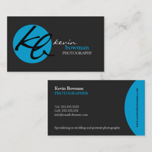 Moderne en elegante fotografie visitekaartje