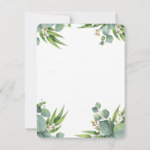 Moderne En Elegante Save The Date Kaart (Achterkant)