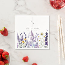 Moderne en Elegante Wilde Bloemen Rustieke Trouwda