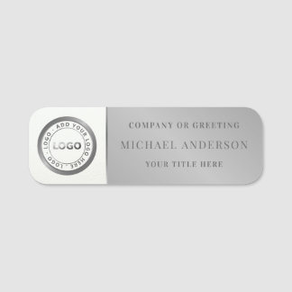 Moderne en Gold Logo Corporate Professional-medewe Naamplaatje