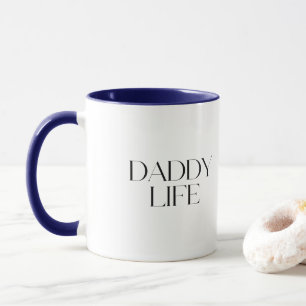 Moderne en Klasse Typography Daddy Life Combo Mok