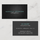 Moderne en minimale professionele trouwplanner visitekaartje (Voorkant / Achterkant)