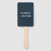 Moderne en minimale Typografie Weddenschap Dank je Handwaaier (Voorkant)